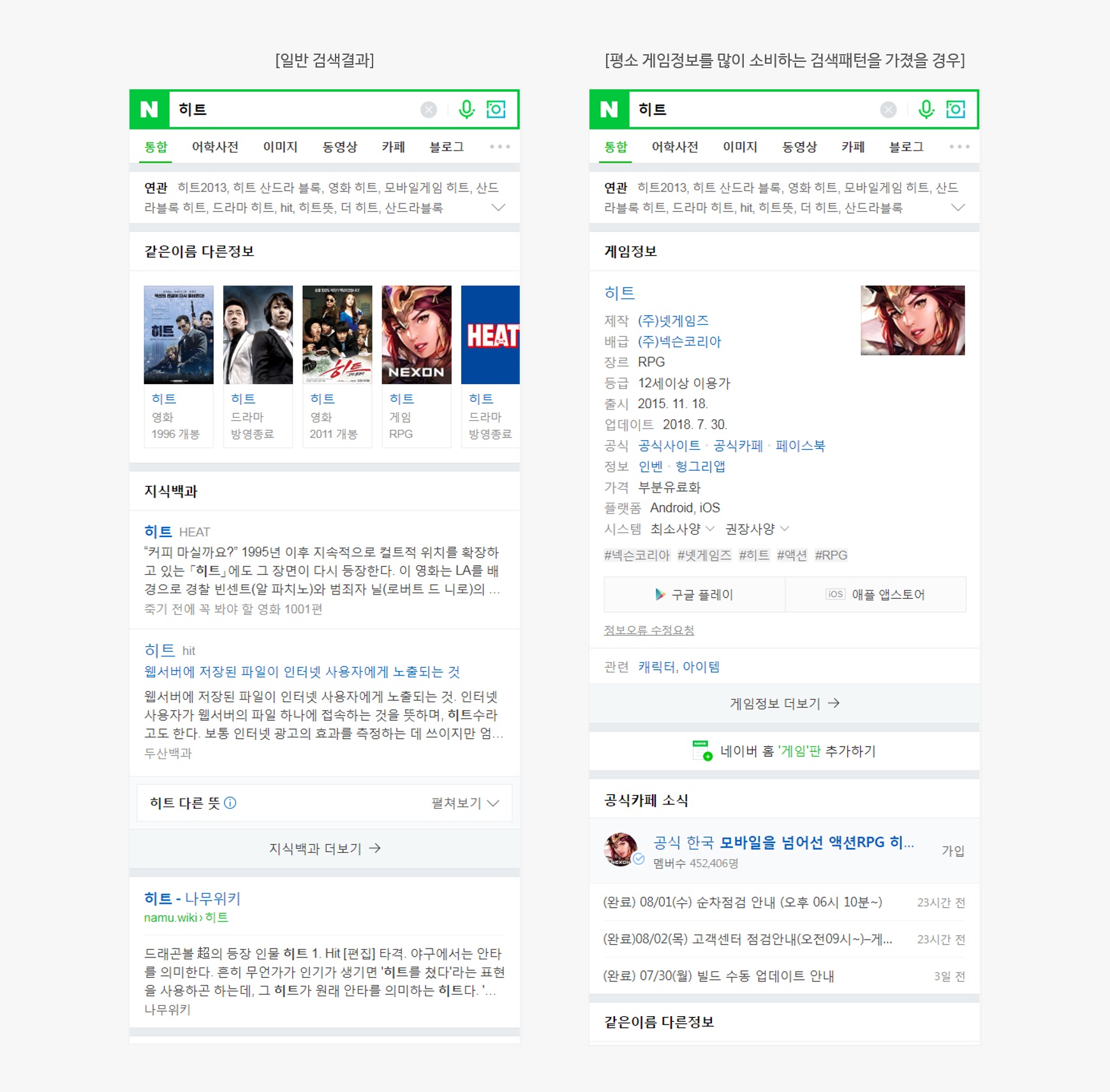 네이버 검색, 사용자 개인에 집중하는 검색으로 진화 중