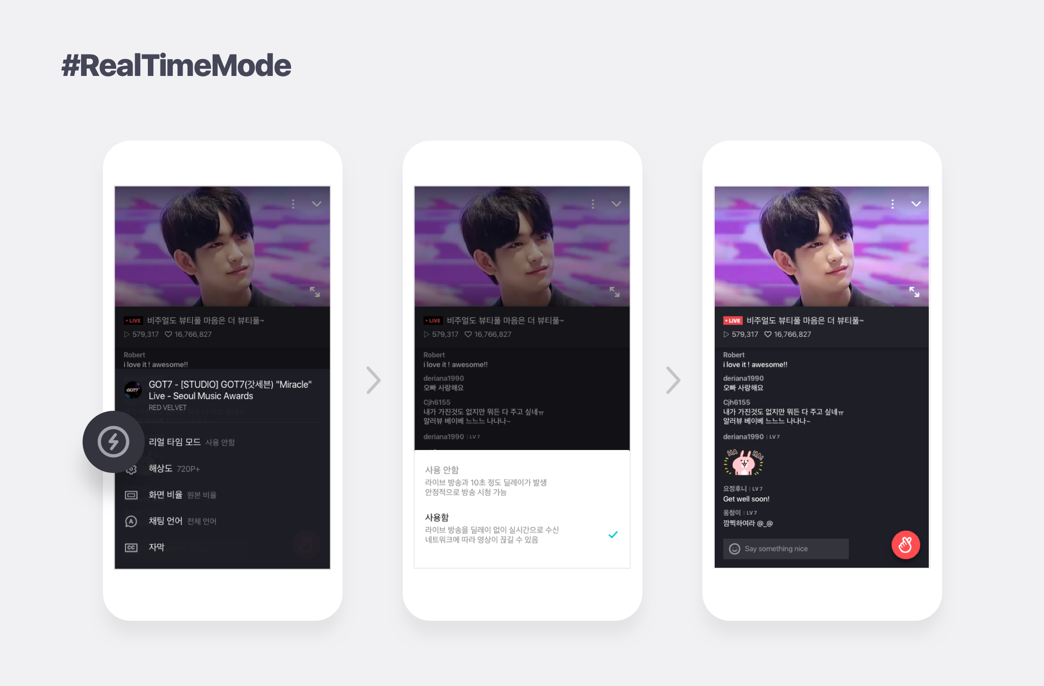 네이버, 글로벌 동영상 라이브 기술 플랫폼 ‘PRISM’ 고도화… 라이브 이용자 네트워크 환경에 맞춰 선택가능한 ‘리얼타임모드’ 적용