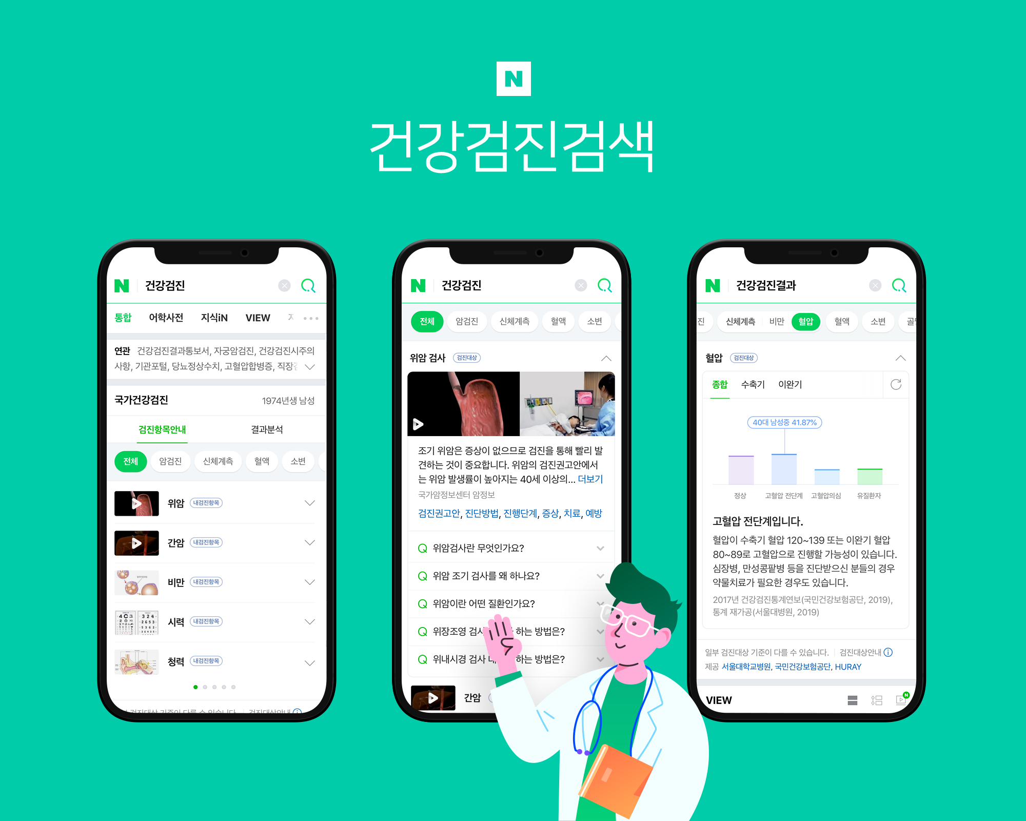 네이버, 국가건강검진 검색 서비스 선보여 … 건강검진 정보 간편하게 확인하세요!