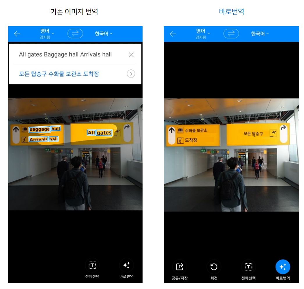 네이버 파파고, 이미지 ‘바로번역’ 기능 새롭게 선보여